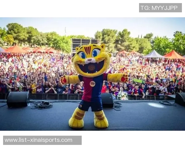 每体报道下的巴萨吉祥物加泰猫：影响力巨大，俱乐部希望借此带来收入